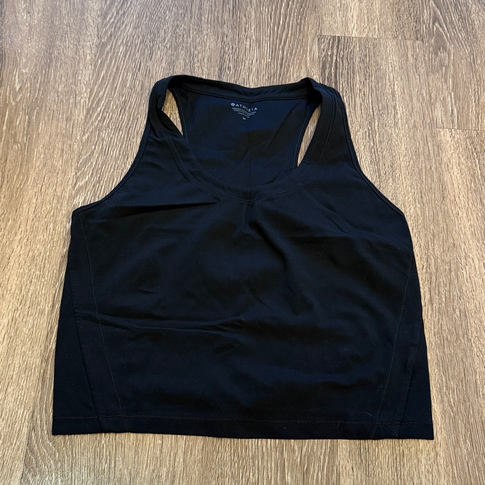 Athleta Black Crop Top